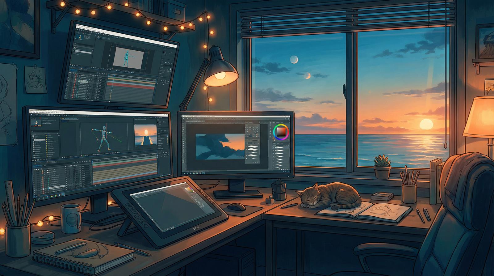 福利姬动漫创作教程